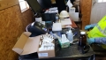 UVF analyzing soil sample for petroleum hydrocarbons onsite