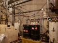 Recovery system for solvent to be decommissioned