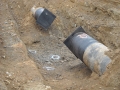 Sampling locations for ruptured natural gas pipeline