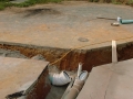 Installation of remediation system piping