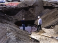 Gasoline impact beneath underground storage tanks