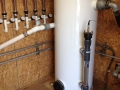 Moisture knockout drum and flow gauges for remediation system